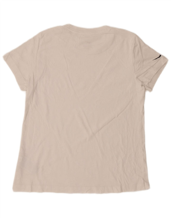 Tricou pentru femei NIKE Top UK 12 Medium White Bumbac