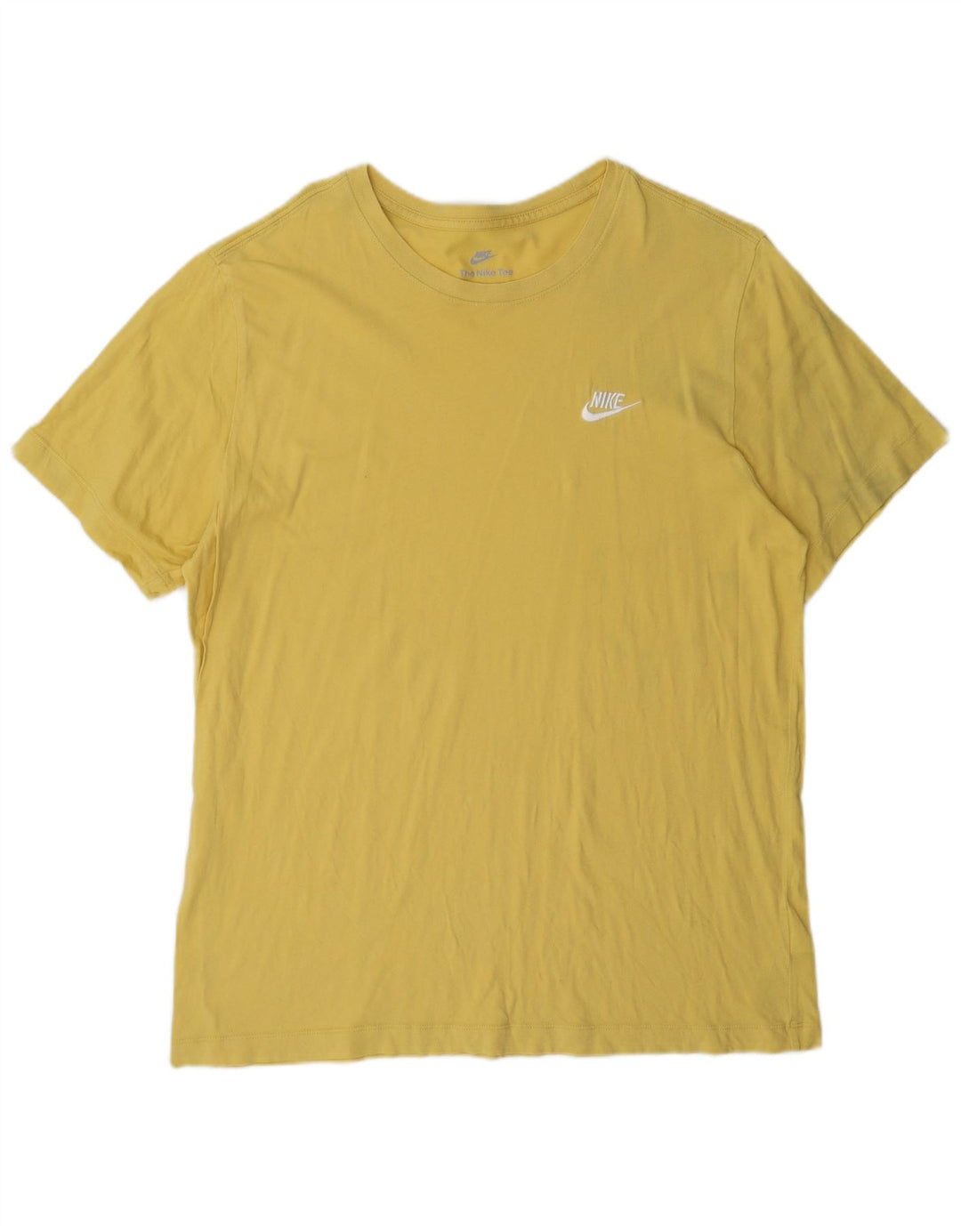 Tricou pentru bărbați Nike Top mare din bumbac galben