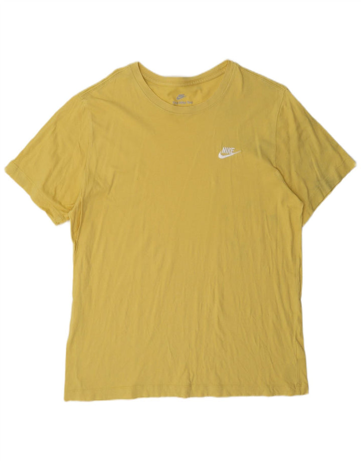 Tricou pentru bărbați Nike Top mare din bumbac galben