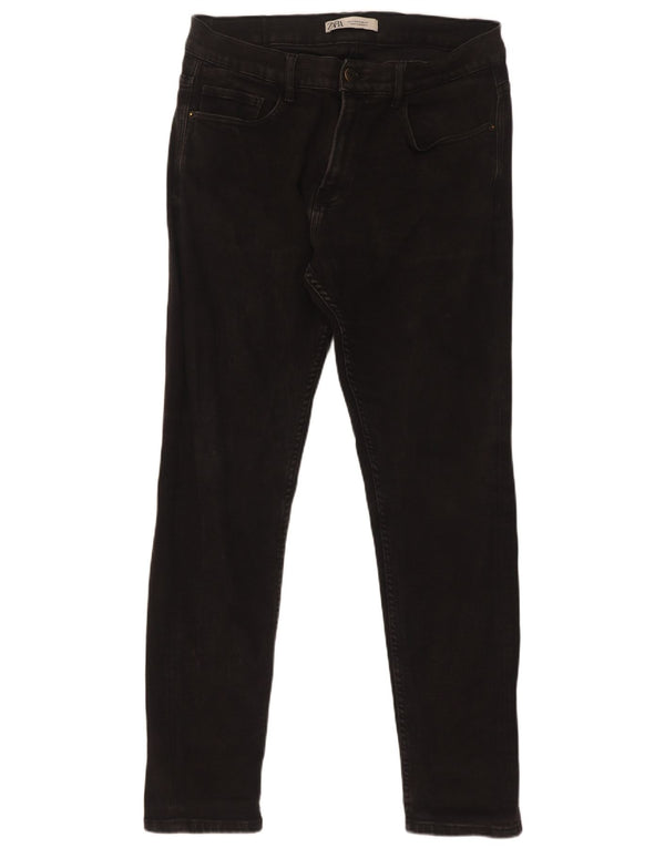 Blugi skinny pentru bărbați Zara EU 44 Large W34 L32 Negri