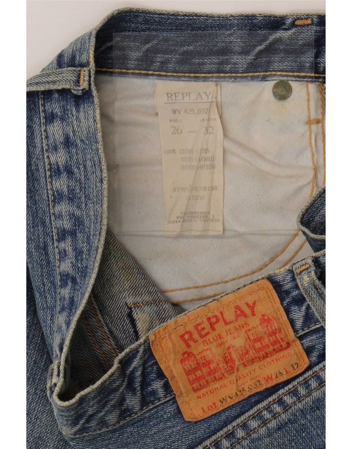 Replay Blugi Bootcut pentru femei W26 L32 Bumbac albastru