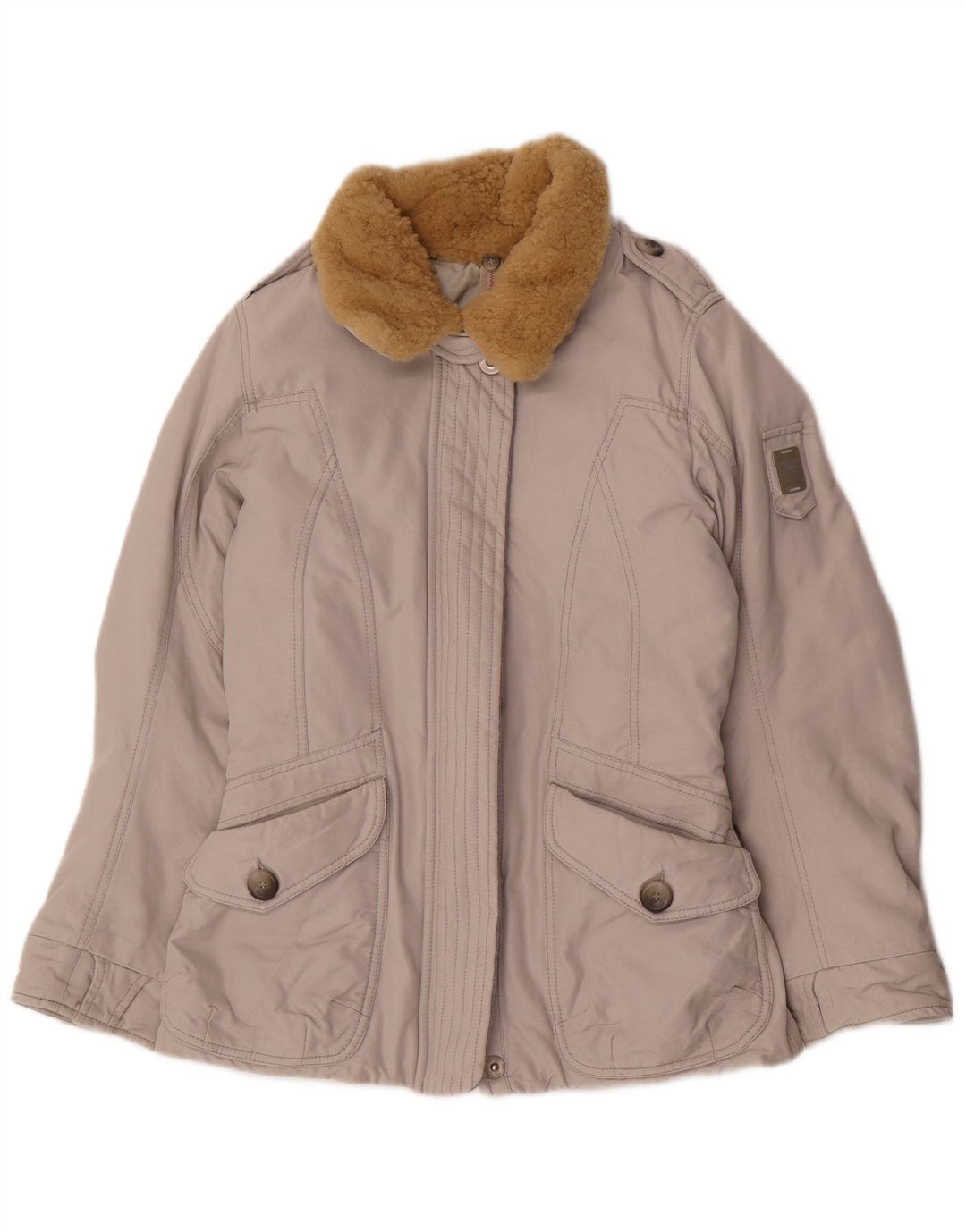 Jachetă căptușită pentru femei Think Pink UK 12 Medium Gri Polipropilenă