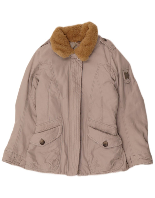 Jachetă căptușită pentru femei Think Pink UK 12 Medium Gri Polipropilenă