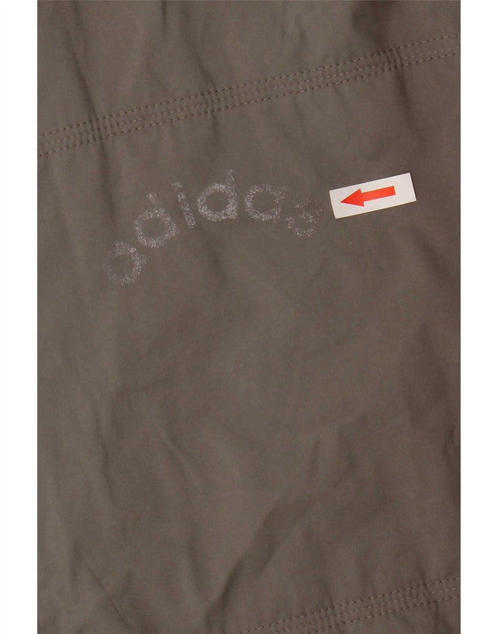 Jachetă căptușită pentru bărbați Adidas UK 40 mare, gri, poliester color bloc