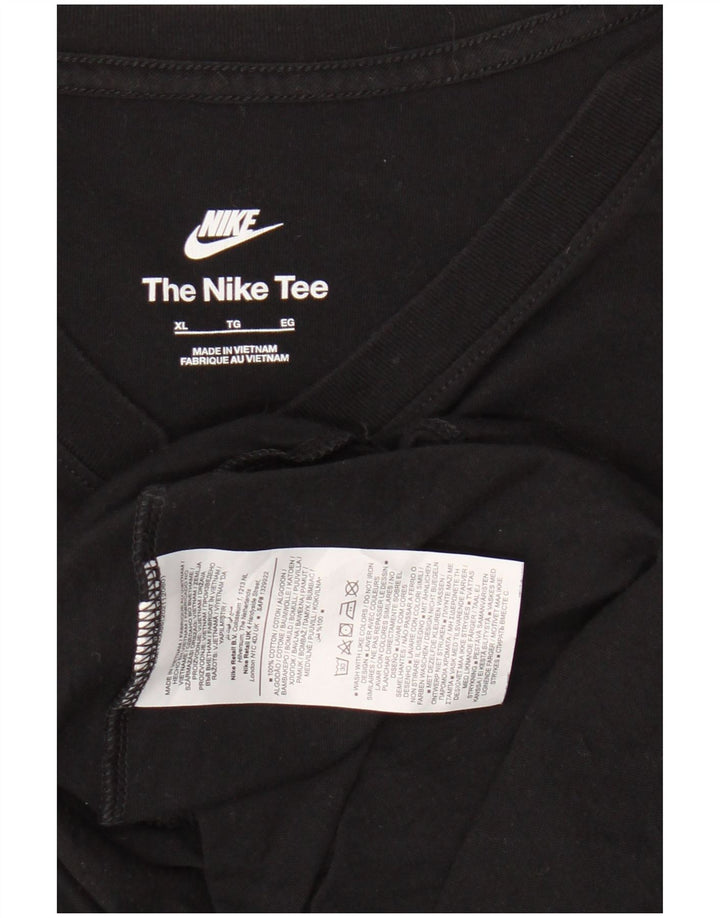 Tricou Bărbați NIKE Top XL Bumbac Negru