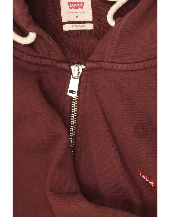 Pulover Levi's Standard cu fermoar pentru bărbați, bumbac maro mediu