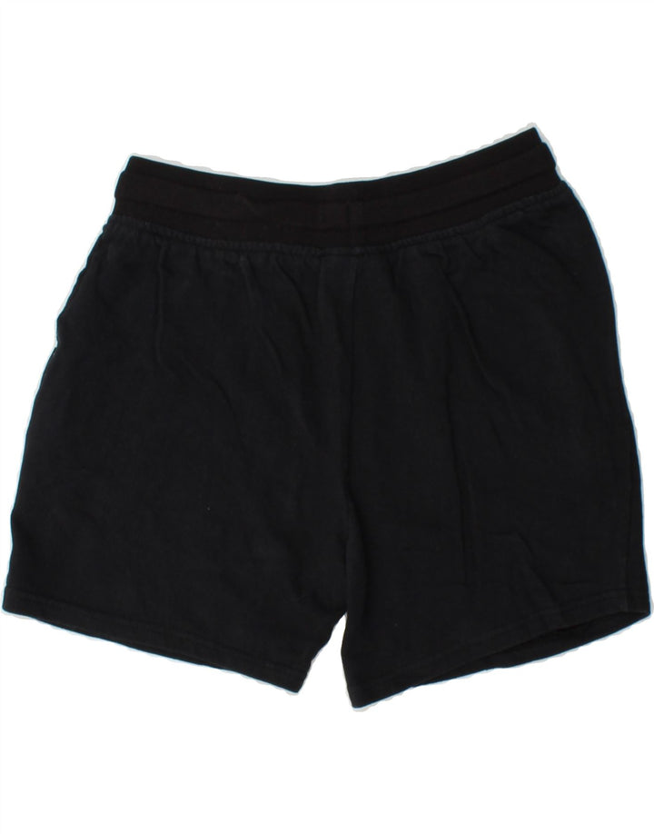 LOTTO Womens Sport Shorts UK 12 Medium  Black Cotton Vintage Lotto and Second-Hand Lotto from Messina Hembry 