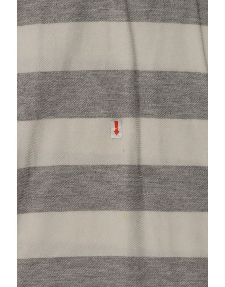 Tricou polo rugby pentru bărbați ELLESSE, gri mediu în dungi