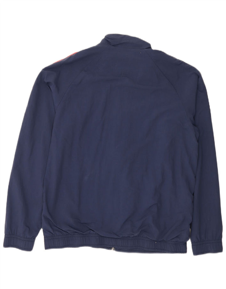 Jachetă de trening pentru bărbați Reebok, mare, albastru, nailon color bloc