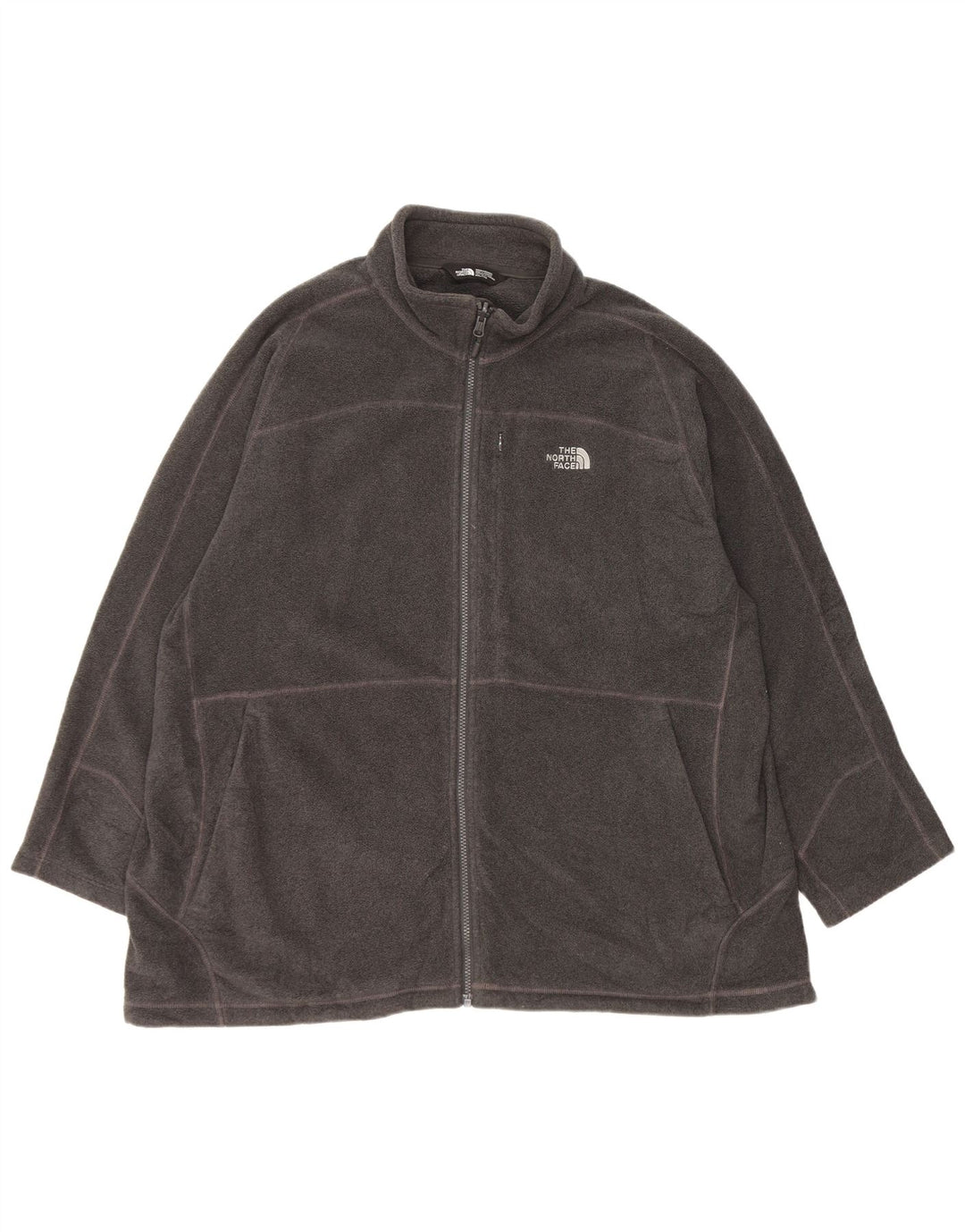 The North Face Mens Liner Fleece Jacket UK 44 2XL Poliester gri
