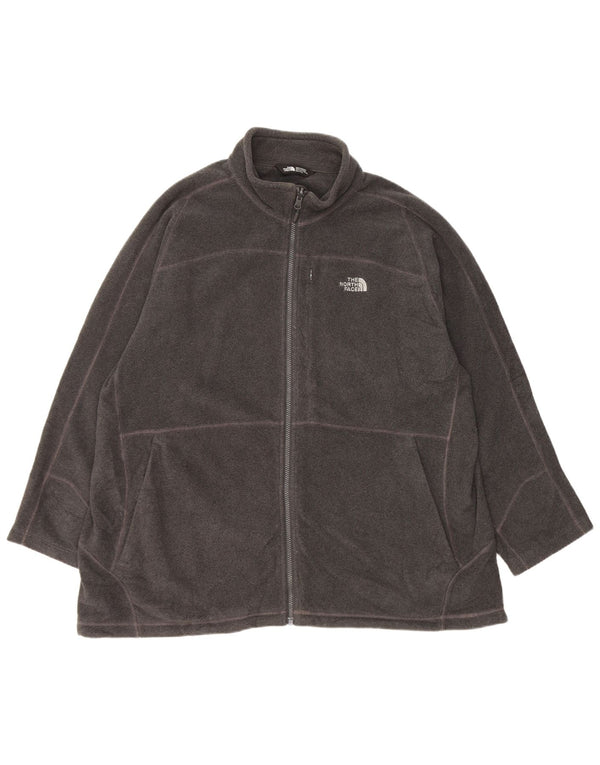 The North Face Mens Liner Fleece Jacket UK 44 2XL Grey Polyester