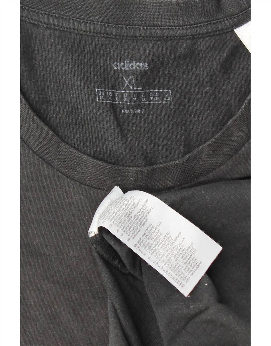 Tricou bărbați ADIDAS Top XL bumbac negru