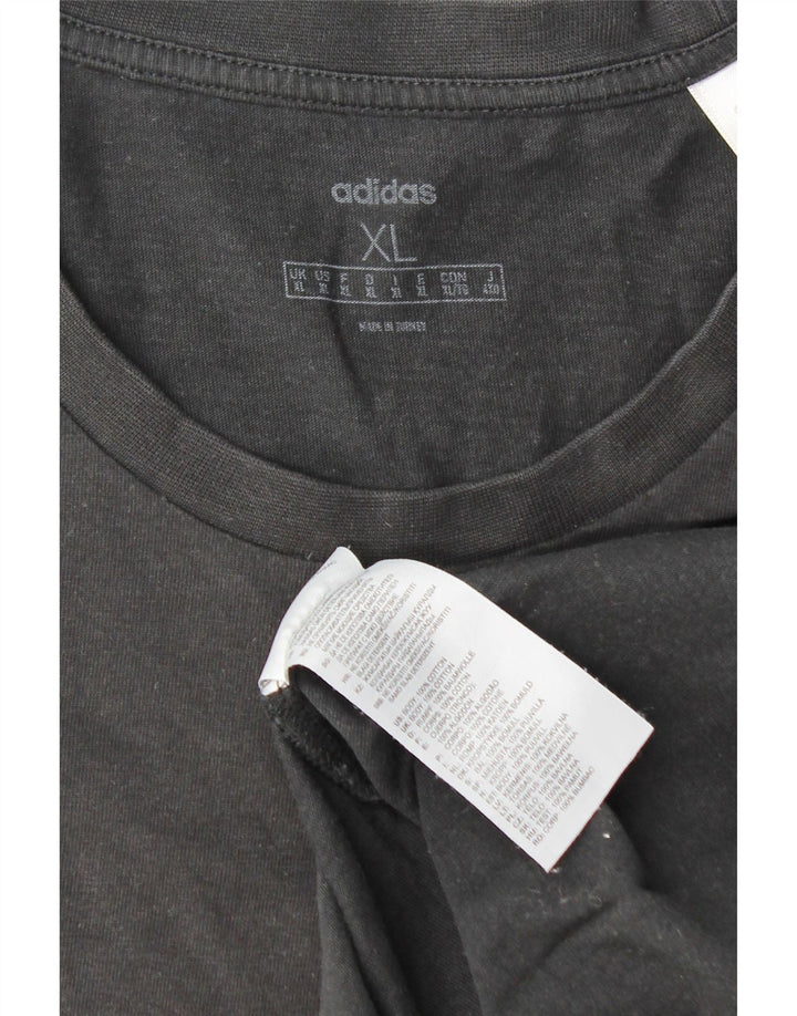Tricou bărbați ADIDAS Top XL bumbac negru