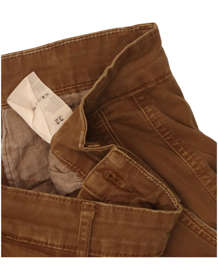 Pantaloni cargo slim pentru bărbați Lyle & Scott L32 L33 bumbac maro