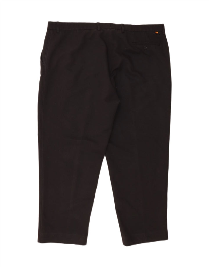 Farah Pantaloni Chino Drepți Bărbați L44 L29 Poliester negru