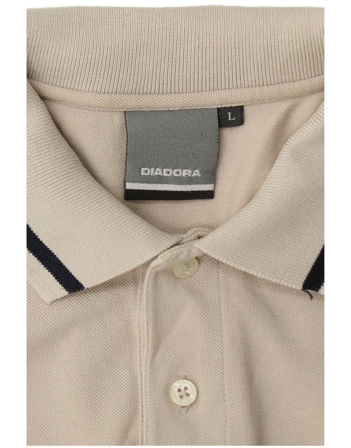 DIADORA Tricou Polo pentru Barbati Mare Bumbac Alb