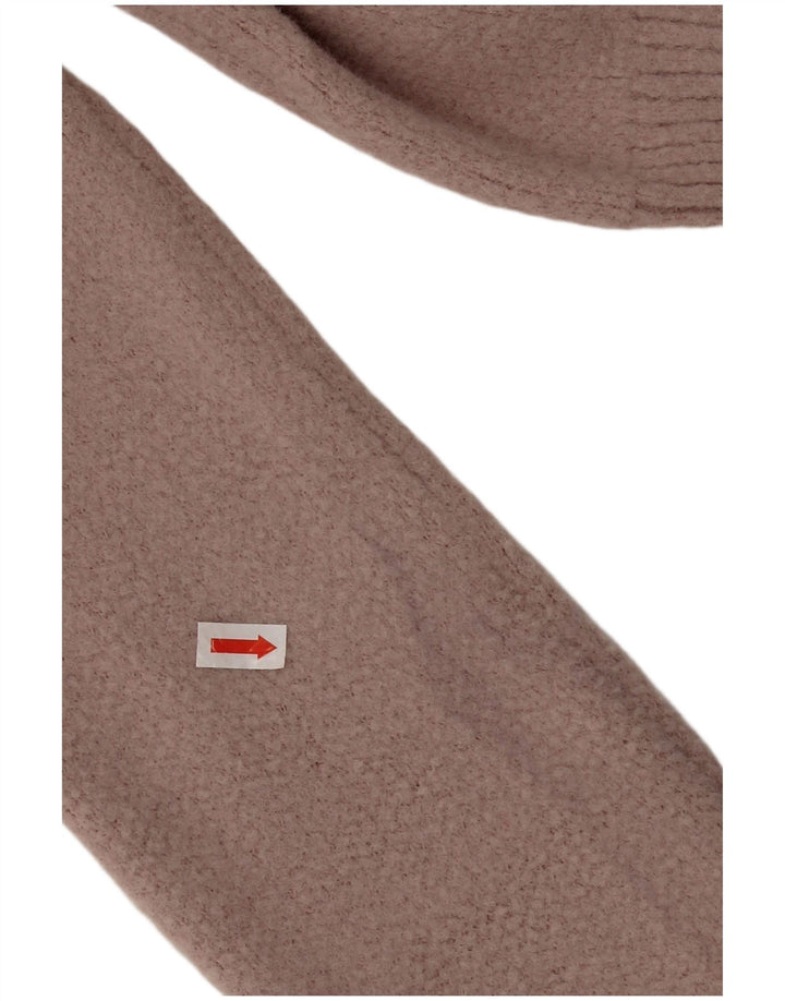 Pulover cu gât țestoasă pentru femei Zara UK 10, mic, roz, nailon