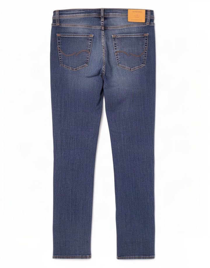 Blugi slim pentru bărbați Jack & Jones W34 L36 Bumbac albastru