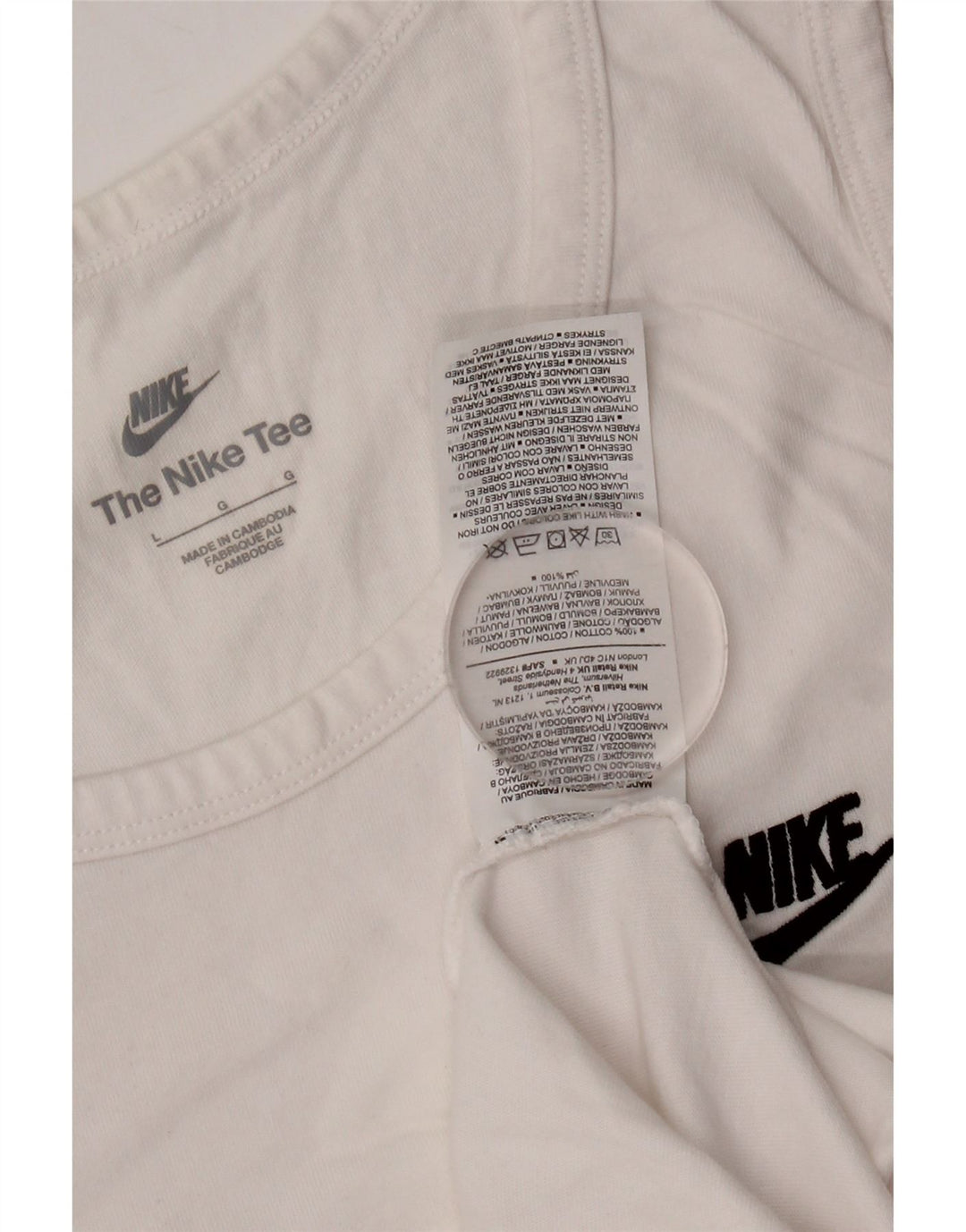 Vestă pentru bărbați Nike, mare, alb, bumbac