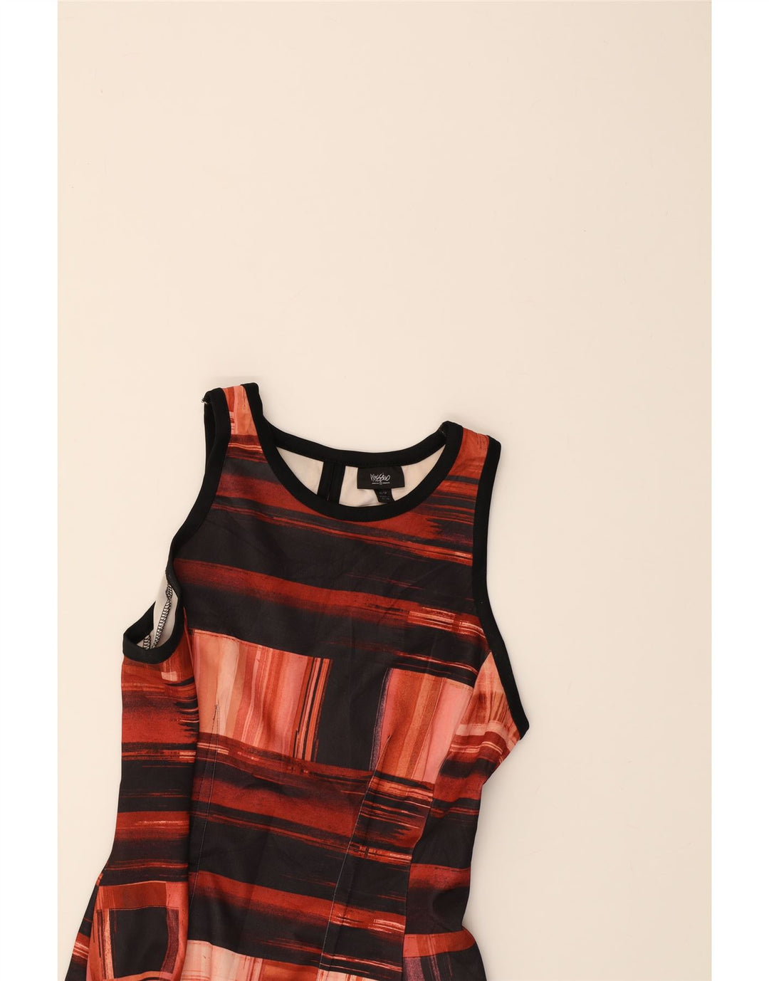 MOSSIMO Womens Sleeveless A-Line Dress UK 6 XS Red Check Polyester Vintage Mossimo and Second-Hand Mossimo from Messina Hembry 