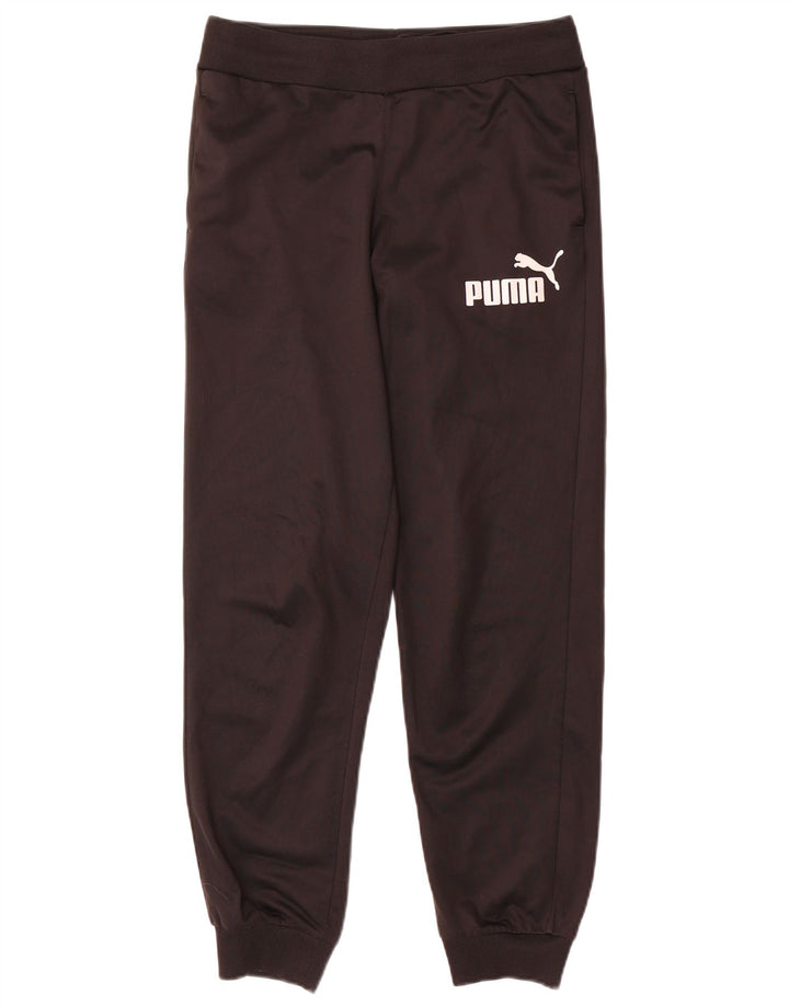 PUMA Băieți Pantaloni de trening Pantaloni de jogging 13-14 ani Poliester negru