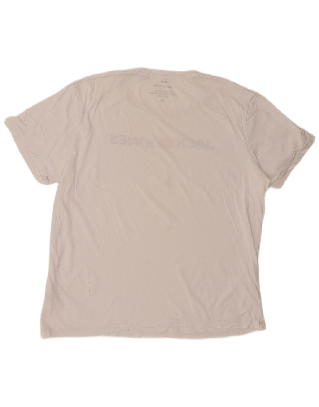 JACK & JONES Tricou grafic pentru bărbați Top 2XL Bumbac alb