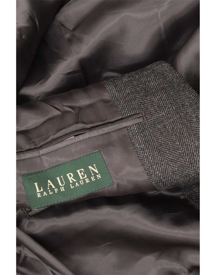 Jachetă pentru bărbați Ralph Lauren, cu croială regulată, UK 48 3XL Gri Herringbone