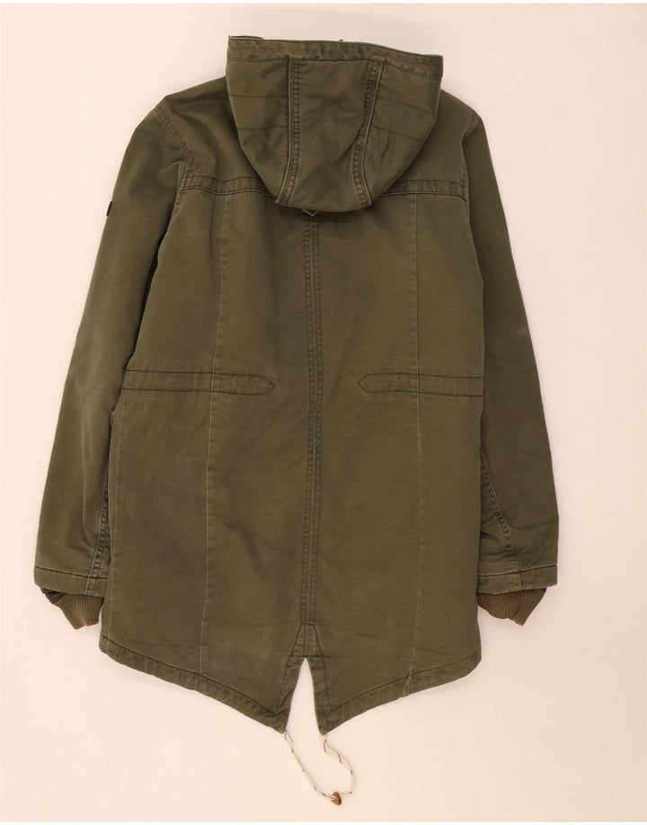 Jachetă parka cu glugă Tommy Hilfiger pentru bărbați UK 36 Mic Kaki