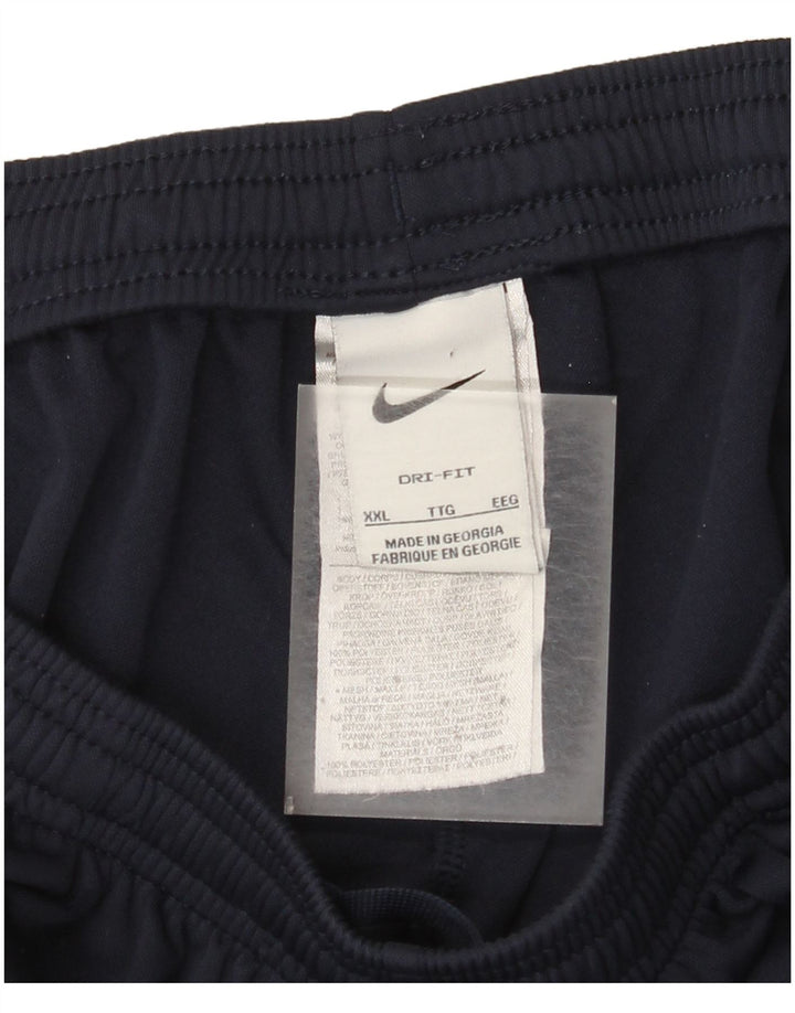 Pantaloni de trening Nike Dri Fit pentru bărbați 2XL, poliester bleumarin