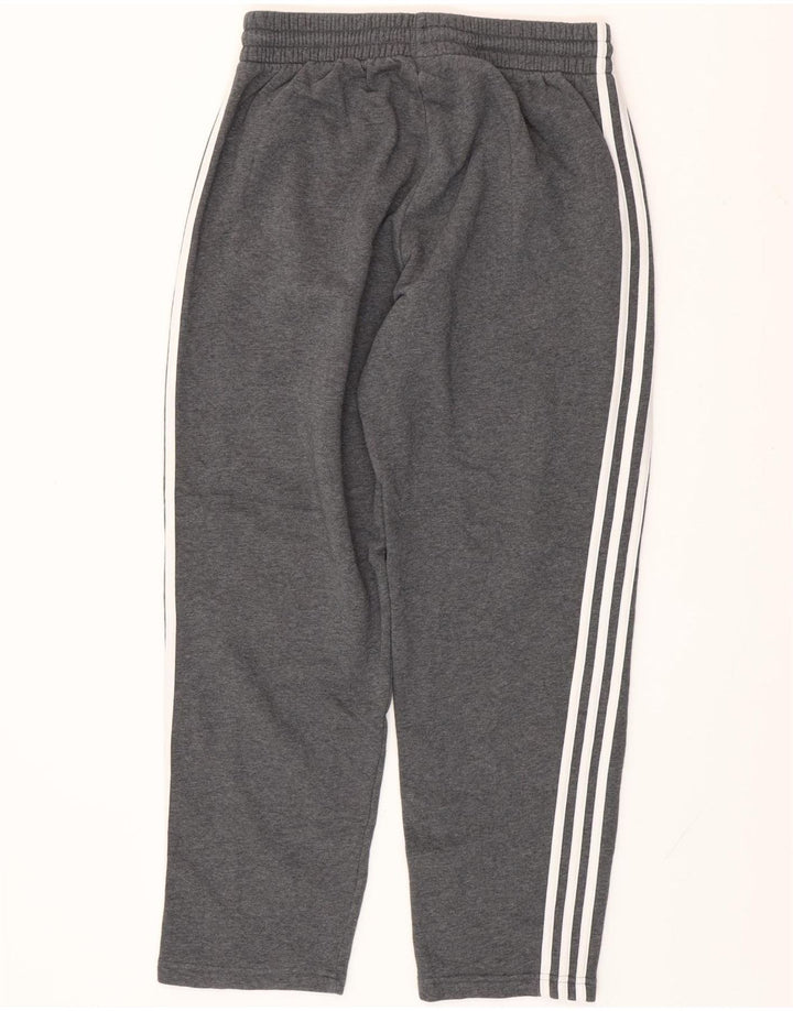 Pantaloni de trening ADIDAS pentru bărbați, bumbac gri mediu