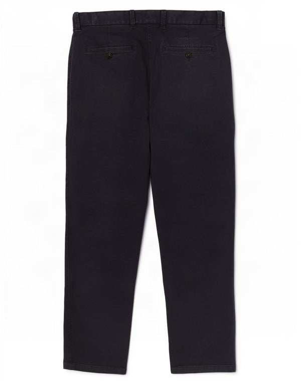 Marks & Spencer Pantaloni chino drepți Blue Harbour pentru bărbați L34 L29 bleumarin
