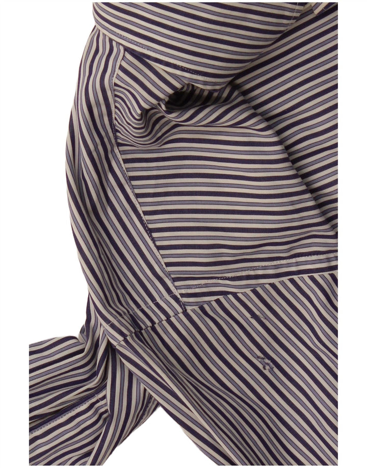 Cămașă Etro pentru bărbați, cu dungi mici, albastre