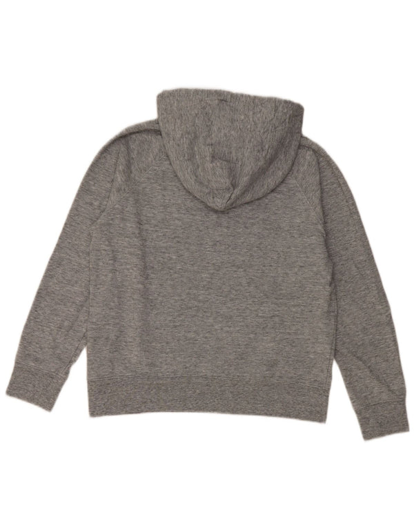 Pulover cu glugă supradimensionat cu grafic Levi's pentru femei UK 10 Small Gri Flecked