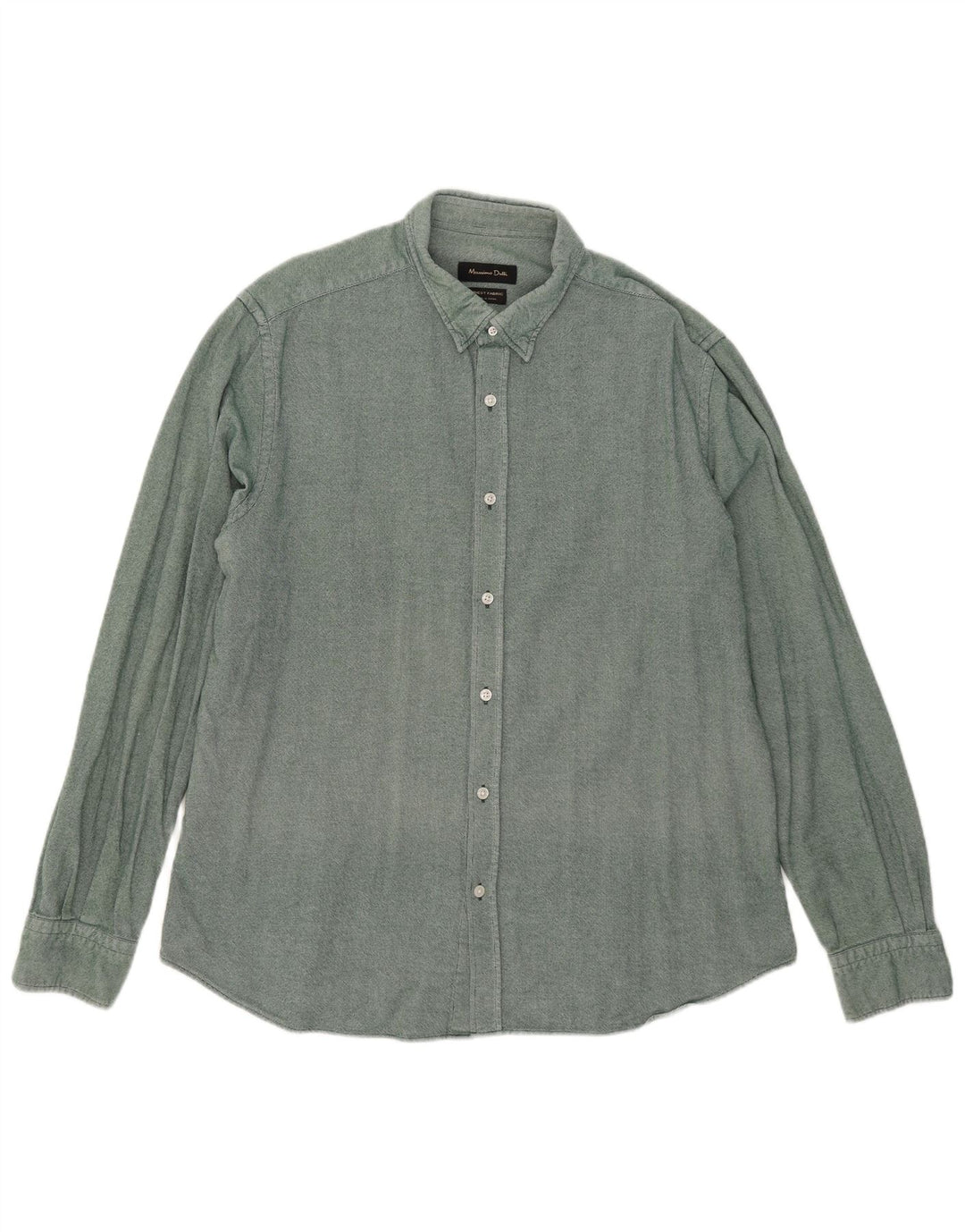 Cămașă pentru bărbați MASSIMO DUTTI XL bumbac verde