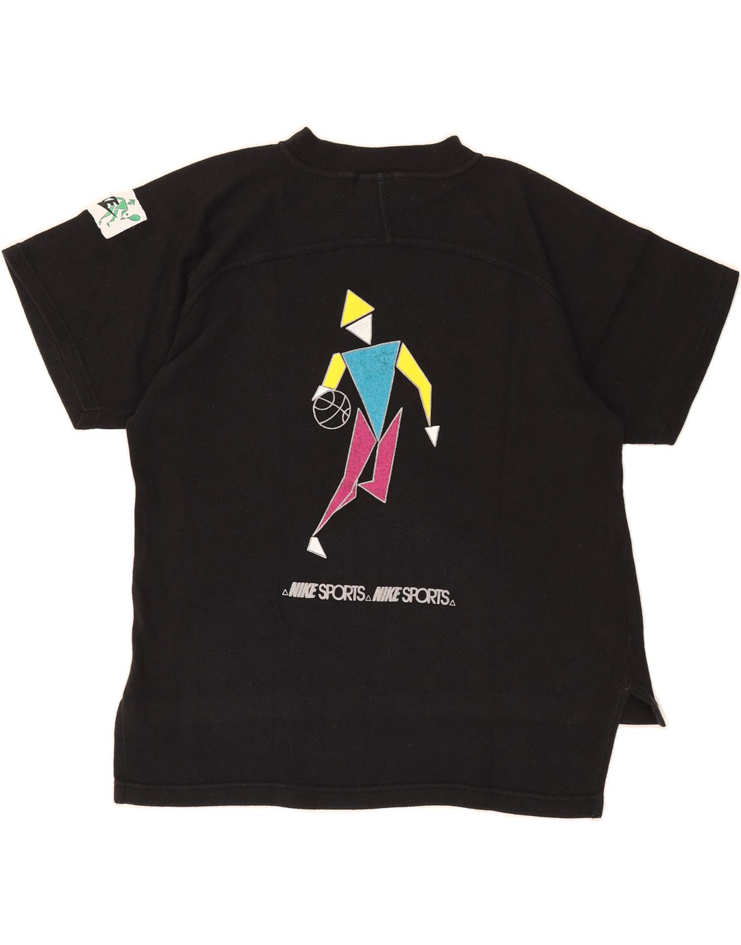 NIKE Mens Graphic T-Shirt Top Medium Black Cotton Vintage Nike and Second-Hand Nike from Messina Hembry 