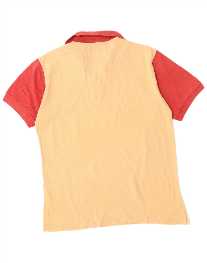 Tricou polo rugby ASICS pentru bărbați, bumbac color-bloc, bej mediu