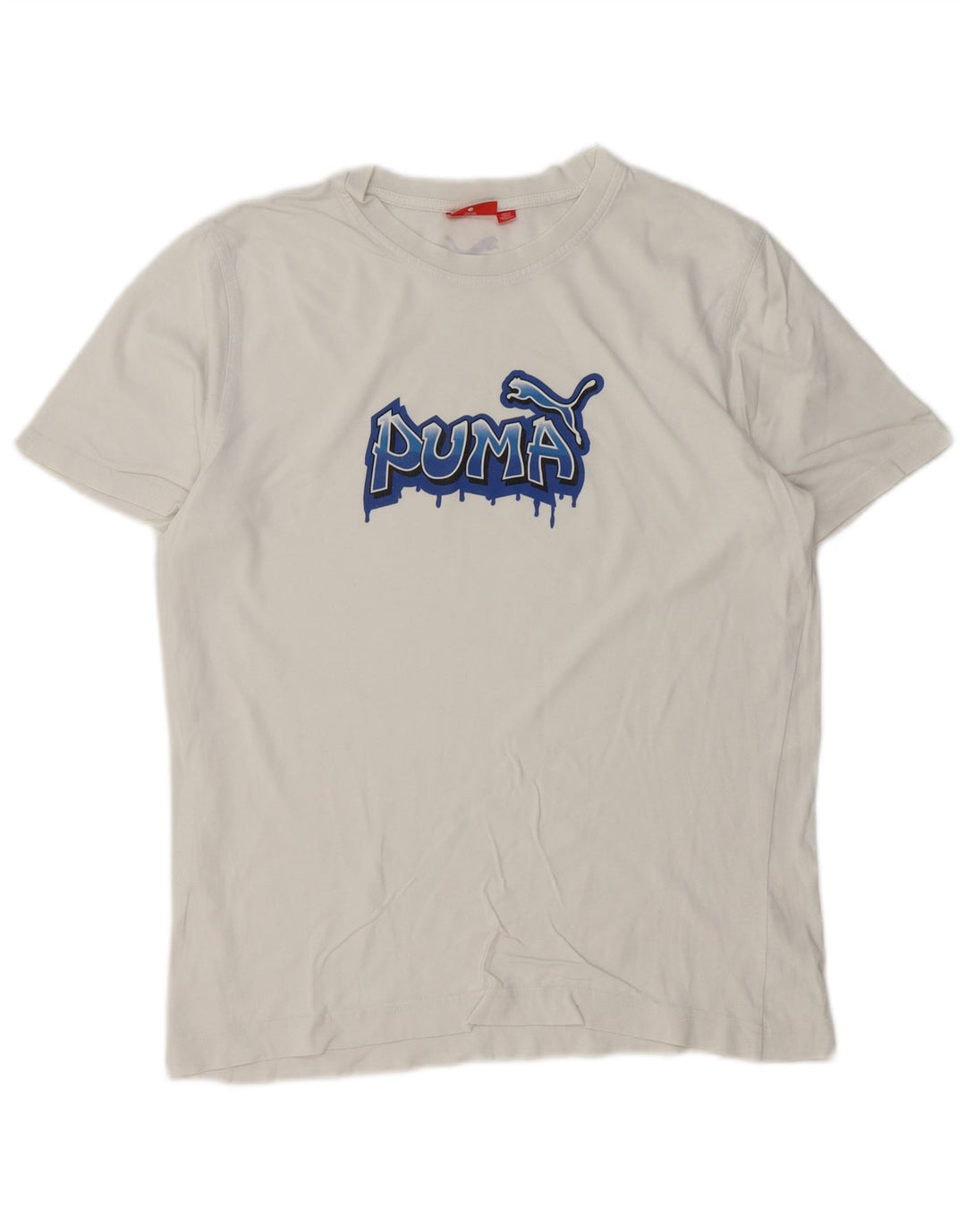 Tricou grafic Puma pentru bărbați Top Mediu Alb