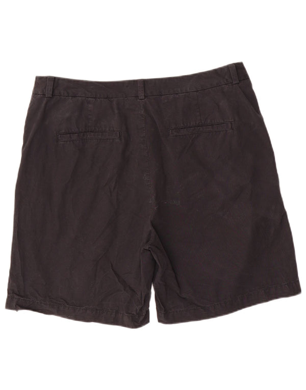 Pantaloni scurti chino pentru femei Marks & Spencer UK 14 Large W32 Bumbac negru