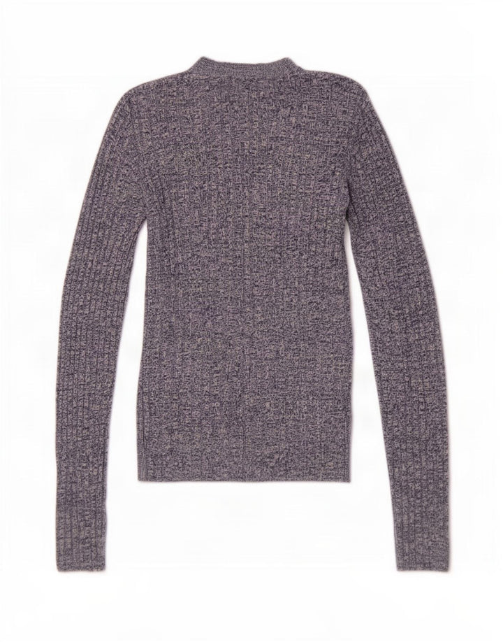 Pulover Ted Baker pentru damă, cu decolteu rotund, mărimea 3, albastru mediu, pete
