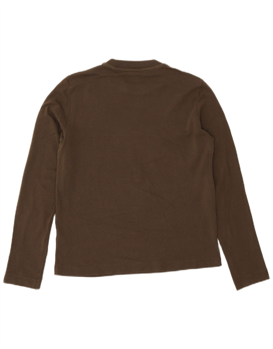 MASSIMO DUTTI Top pentru bărbați cu mânecă lungă XS bumbac kaki