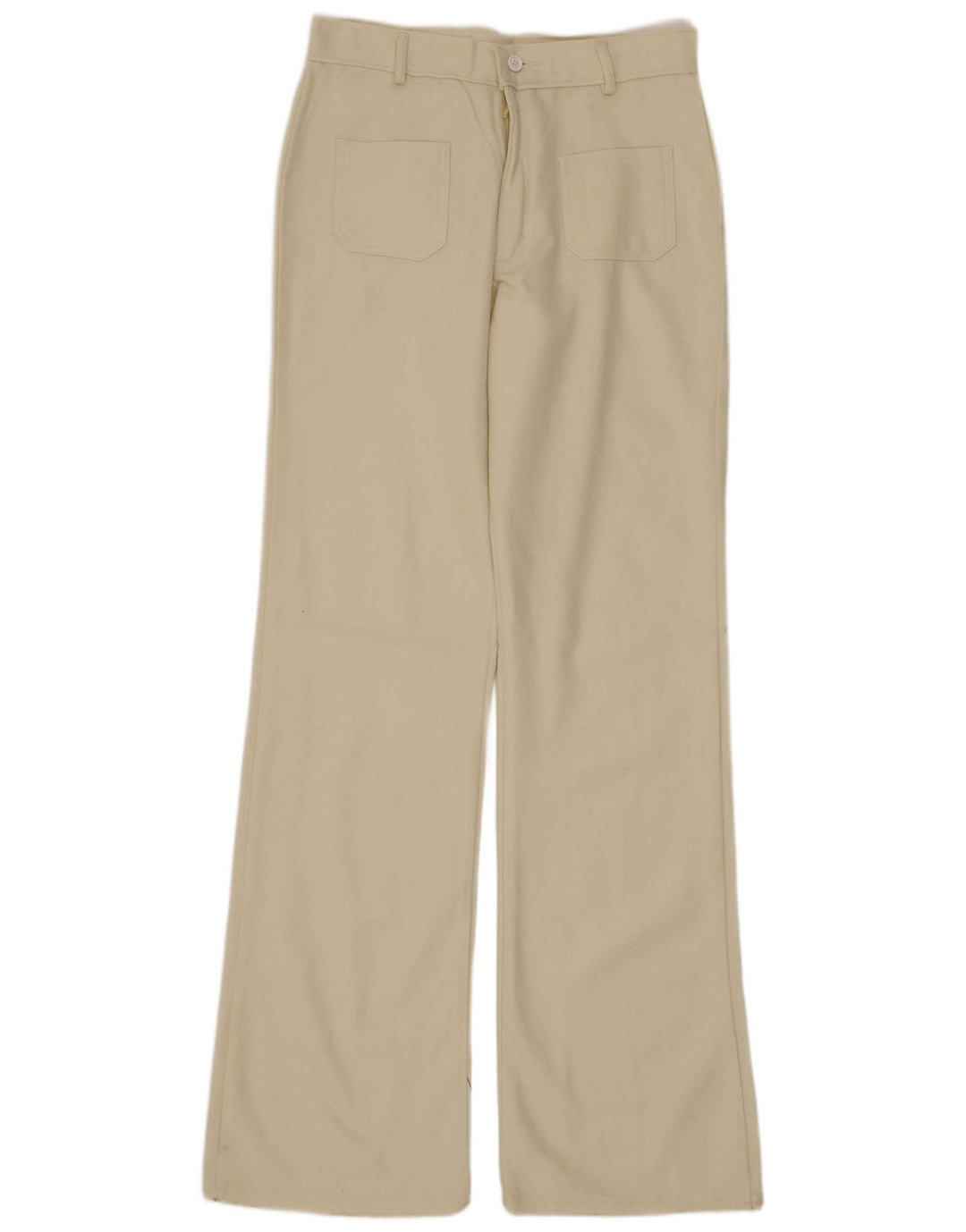 Pantaloni casual pentru femei VINTAGE Bootcut W30 L34 Bej