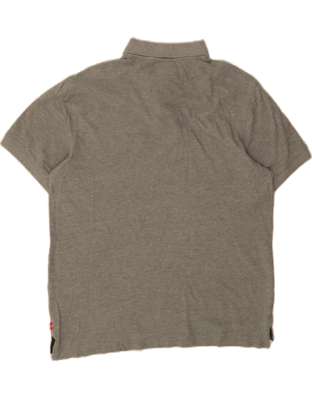 IZOD Mens Heritage Polo Shirt Large Grey Cotton Vintage Izod and Second-Hand Izod from Messina Hembry 