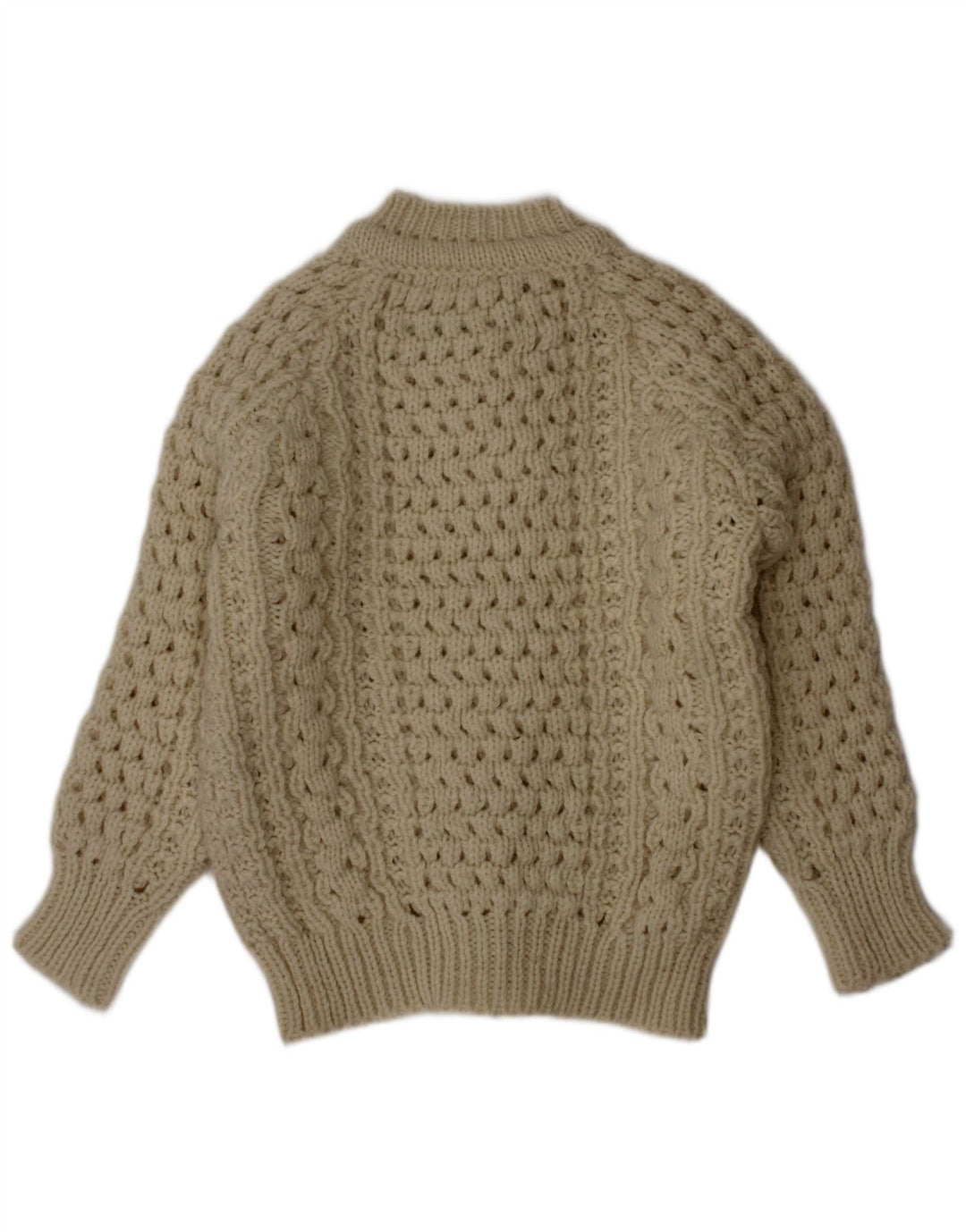 Pulover Cardigan Băieți Cladyknit 3-4 Ani Lână Bej