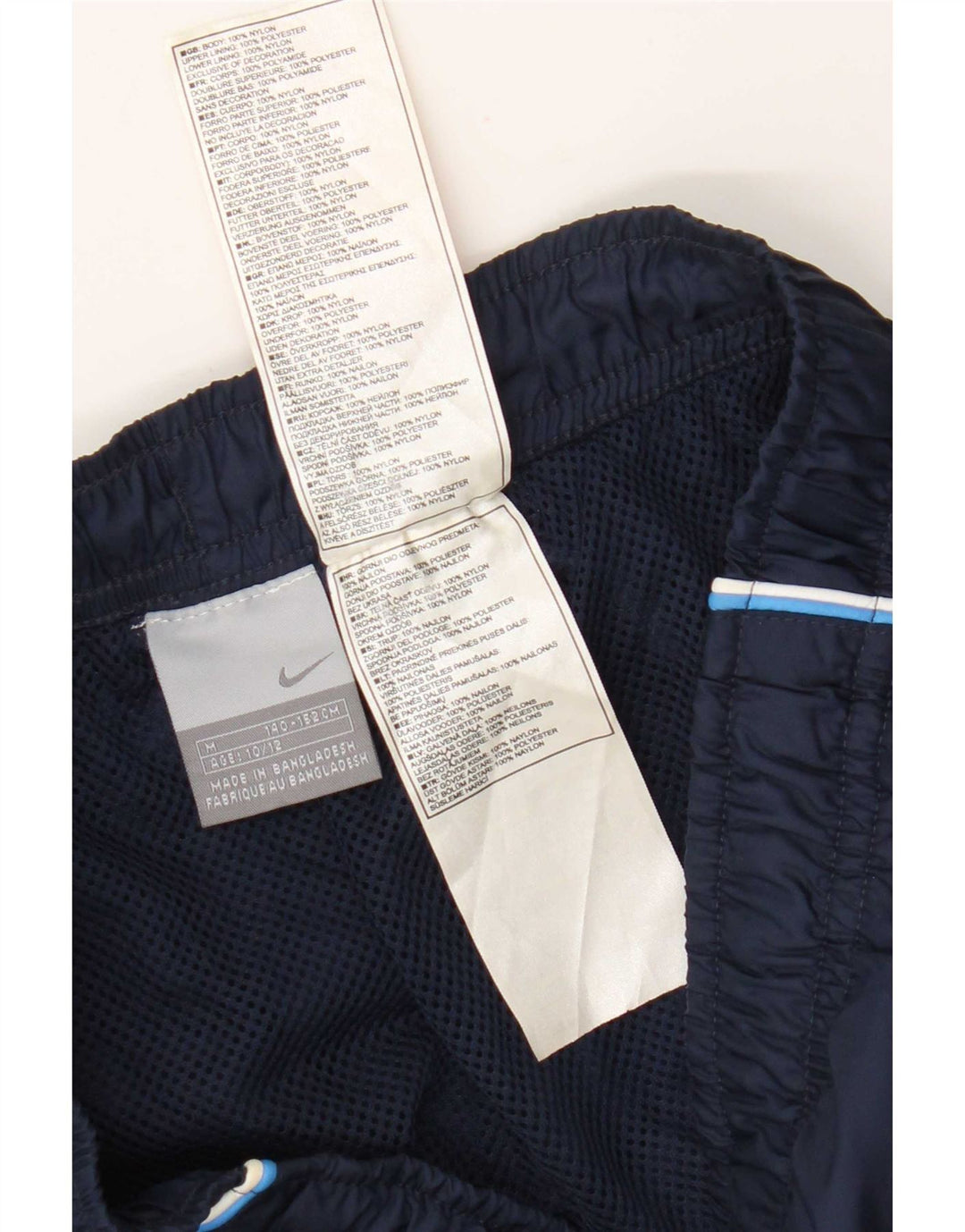Pantaloni de trening Nike pentru băieți 10-11 ani, nailon mediu albastru bleumarin