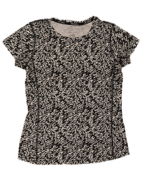 Tricou Nike Dri Fit pentru femei Top UK 6 XS Poliester cu pată negru