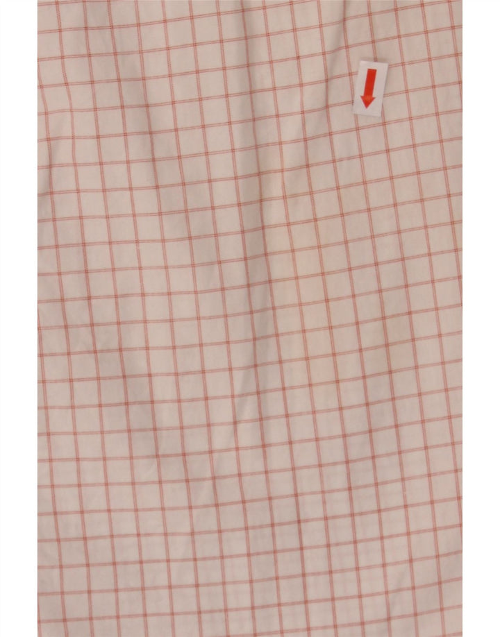 GAP Mens Shirt Medium Pink Check Cotton Vintage Gap and Second-Hand Gap from Messina Hembry 