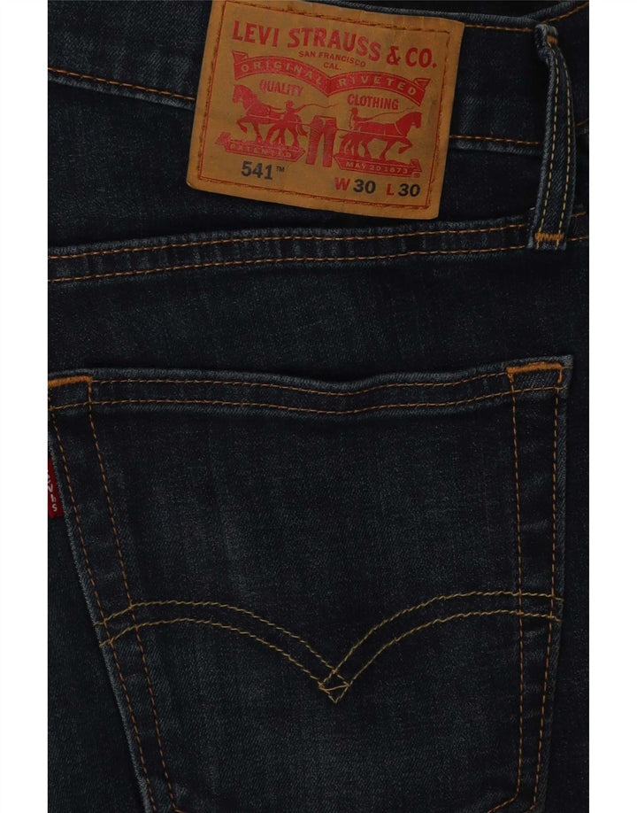 Blugi drepti pentru bărbați Levi's 541 W30 L30 bumbac bleumarin