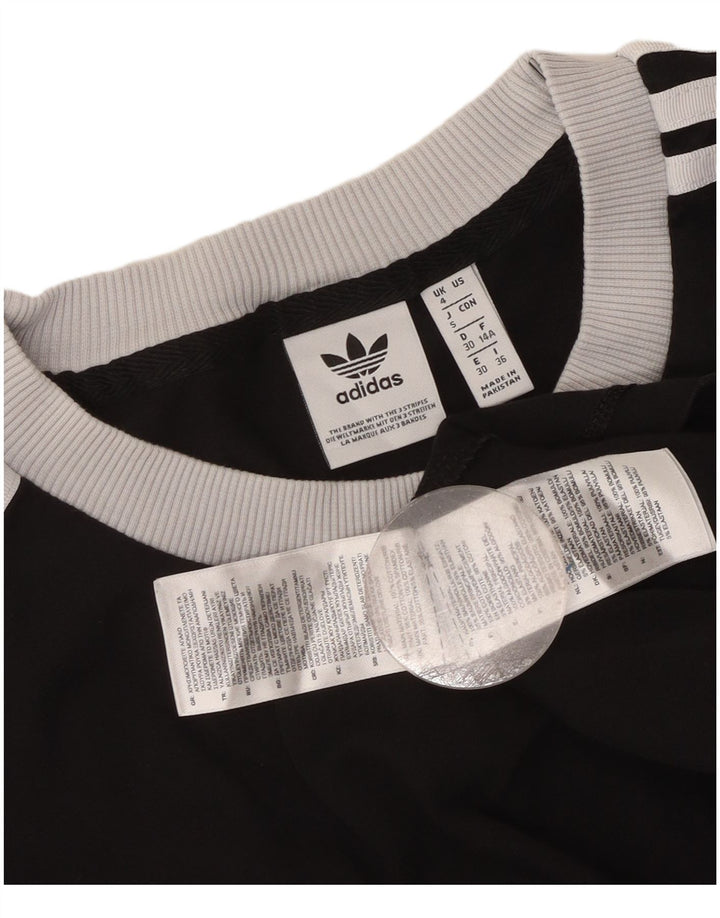 Tricou pentru femei ADIDAS UK 4 XS bumbac negru