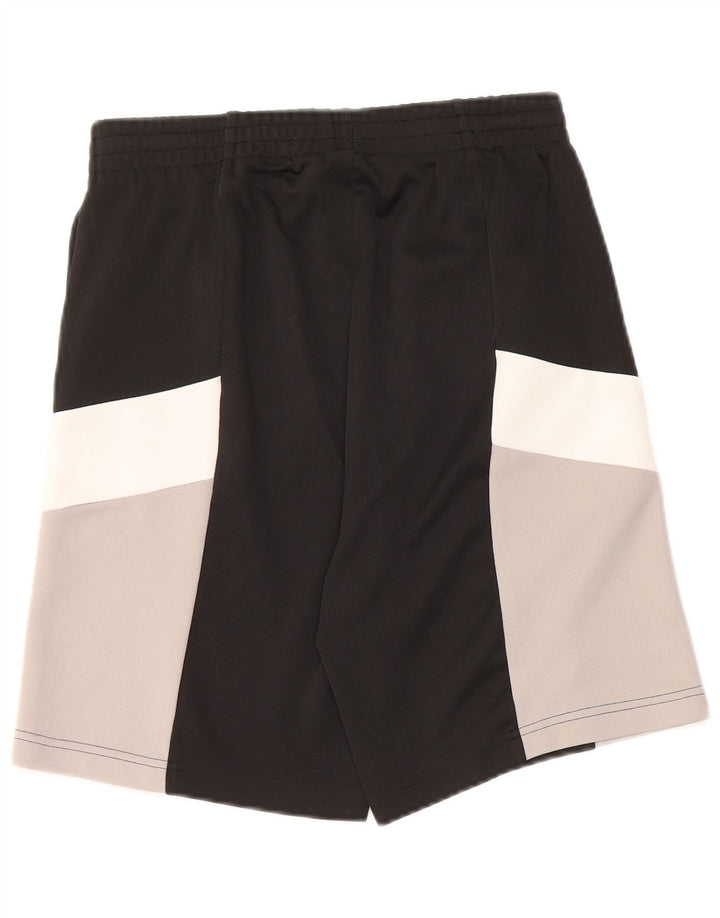 Pantaloni scurți sport Adidas pentru băieți 13-14 ani, negru, poliester