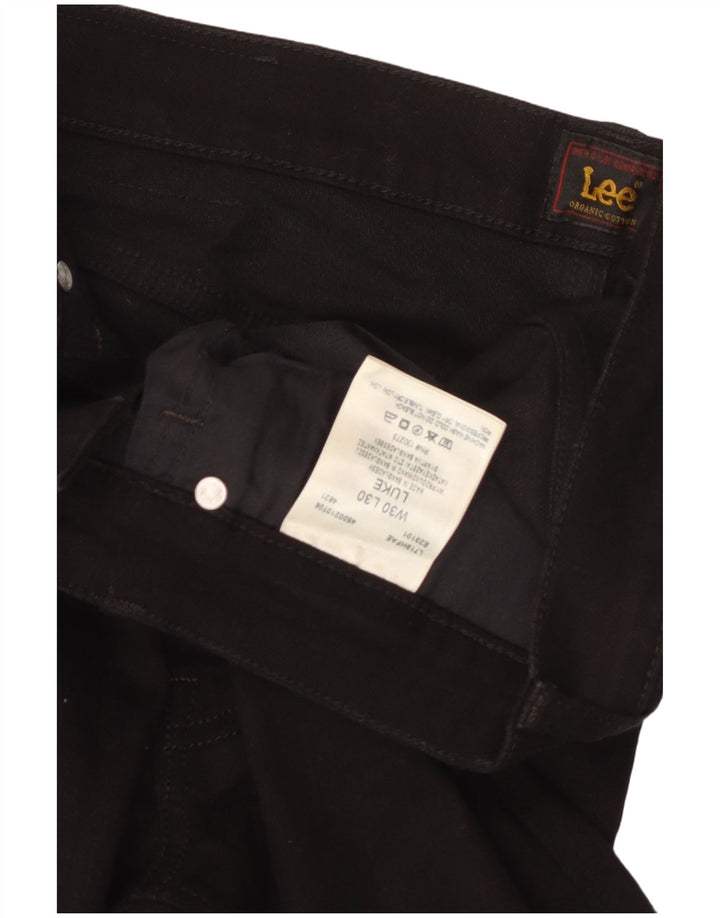 Blugi Lee Luke Slim pentru bărbați W30 L30 bumbac negru